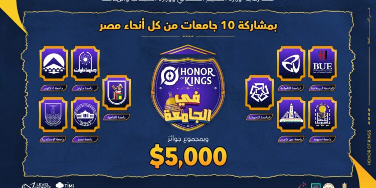 تفاصيل إطلاق مبادرة الألعاب الإلكترونية Honor of Kings في الجامعات المصرية