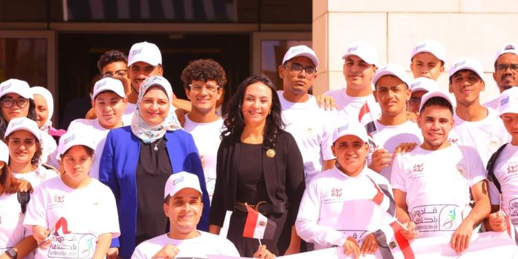 وزيرة التضامن تستقبل وفدًا من طلاب القدرات الخاصة بالجامعات المصرية