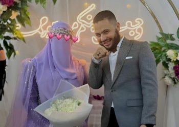 فنان الإنشاد الديني .. فارس حميدة طفل مهرجان “مفيش صاحب” يحتفل بخطوبته على فتاة منتقبة