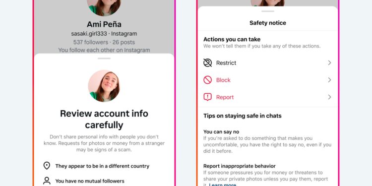 أدوات جديدة من انستجرام لمواجهة الابتزاز الجنسي وحماية المراهقين