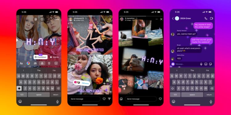 خصائص جديدة يضيفها إنستجرام احتفالًا بنهاية 2024