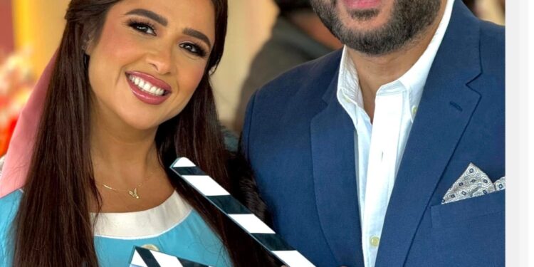 بالصور.. ياسمين عبد العزيز تحتفل بانتهاء تصوير زوجة رجل مش مهم