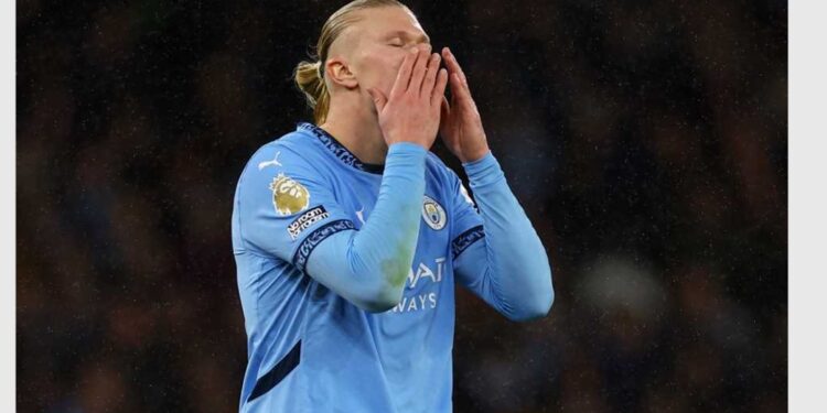 هالاند يكشف نسيان تعليمات جوارديولا خلال الخسارة أمام أستون فيلا