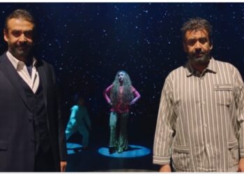 كريم عبد العزيز يظهر بشخصيتين في إعلان مسرحية “الباشا” مع ظهور عمرو أديب (فيديو)