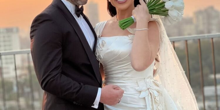 مي فاروق ومحمد العمروسي يحتفلان بزفافهما بعد قصة حب درامية