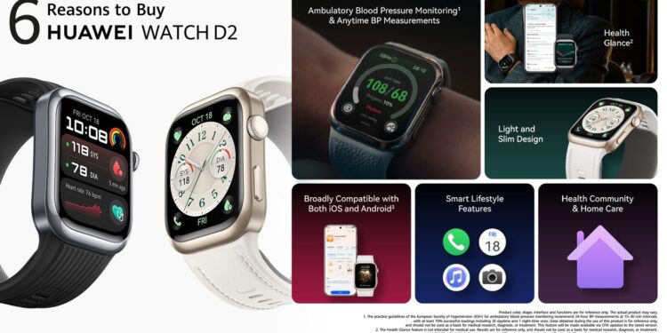 6 أسباب تجعلك تقوم بشراء HUAWEI WATCH D2