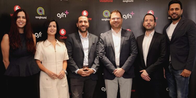 ڤودافون مصر تُجدد شراكتها مع أنغامي وOSN+ لتقديم تجربة ترفيهية