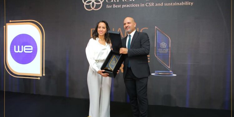 المصرية للاتصالات تقتنص جائزة “أثر” لأفضل الممارسات في الاستدامة والمسؤولية الاجتماعية للشركات