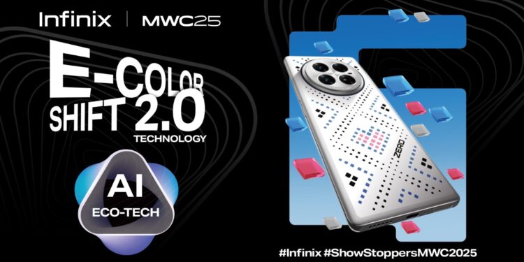 إنفينيكس تكشف عن ابتكارات جديدة للشحن بالطاقة الشمسية والذكاء الاصطناعي خلال MWC 2025