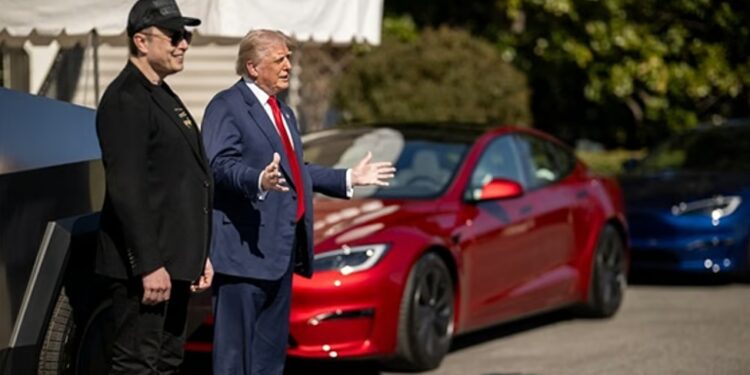 شوف رد فعل إيلون ماسك على تصريحات ترامب بمؤتمر شراكة تسلا والبيت الأبيض