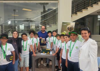 طلاب مدرسة “New Vision Language School” يبدعون في مسابقة “Ignite” بمشروع “GREENTECH” الريادي