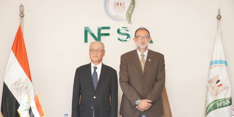 رئيس سلامة الغذاء يبحث مع سفير اليابان بالقاهرة تعزيز التعاون وتبادل الخبرات