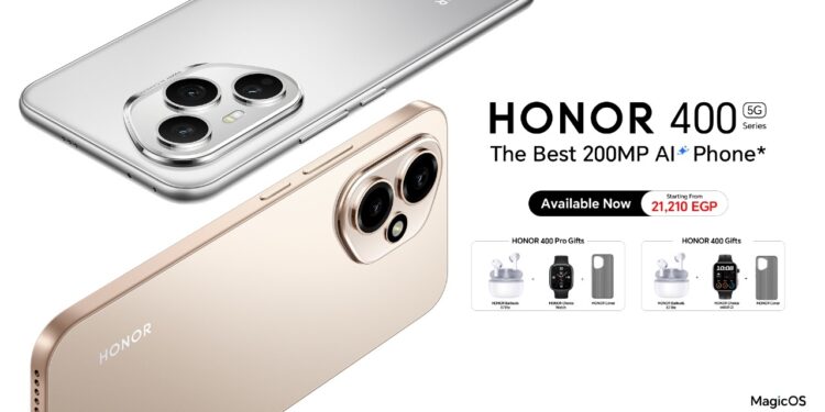 هونر HONOR تطلق سلسلة HONOR 400 Series في مصر: ثورة في التصوير والأداء بالذكاء الاصطناعي