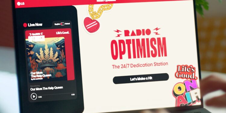 تفاصيل حملة “إل جي” “Radio Optimism” لنشر التفاؤل عبر الموسيقى