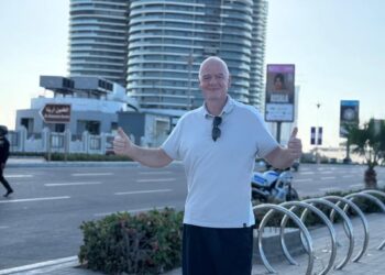 إنفانتينو يستمتع بصيف العلمين.. زيارة مميزة على شواطئ الساحل الشمالي وترحيب رسمي رفيع