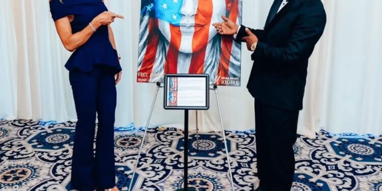 القصة الكاملة لصورة محمد رمضان وزوجة نجل ترامب