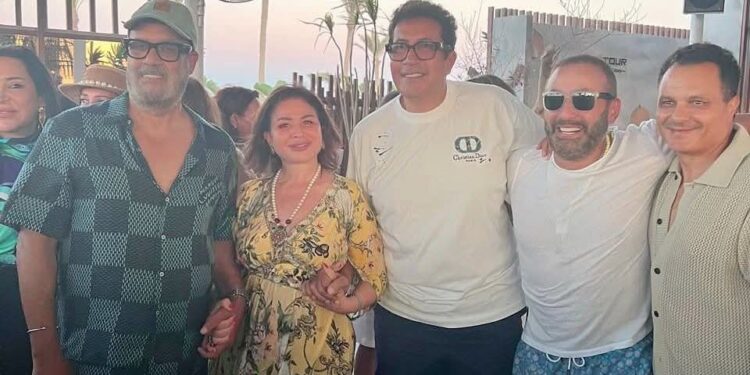  في سهرة مميزة بالساحل الشمالي النجوم يتألقون .. أبرزهم أحمد السقا وريهام حجاج