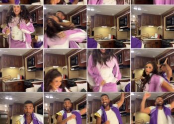 ياسمين عبد العزيز وأحمد سعد في فيديو فكاهي يشعل مواقع التواصل