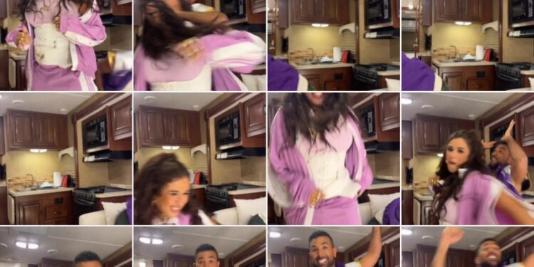 ياسمين عبد العزيز وأحمد سعد في فيديو فكاهي يشعل مواقع التواصل