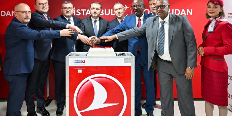 الخطوط الجوية التركية تطلق رحلاتها إلى بور سودان