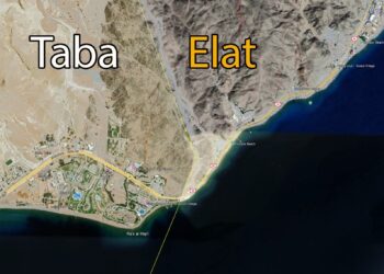 هل تخفي خرائط جوجل تفاصيل مدينة إيلات (Eilat) عند التصفح؟