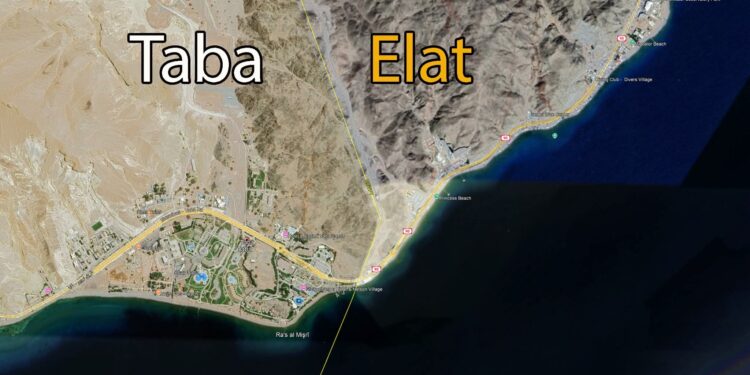 هل تخفي خرائط جوجل تفاصيل مدينة إيلات (Eilat) عند التصفح؟