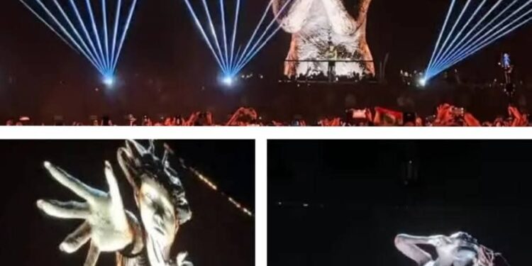 هل استخدم حفل anyma رمز ميدوسا لنشر الماسونية؟