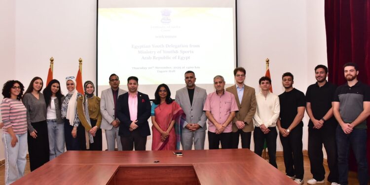 وفد شبابي مصري يزور الهند لتعميق الشراكة الاستراتيجية بين البلدين