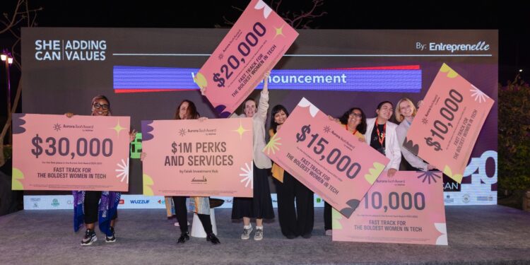 إندرايف تكشف عن أفضل 100 رائدة أعمال لـ جائزة Aurora Tech لـ 2026