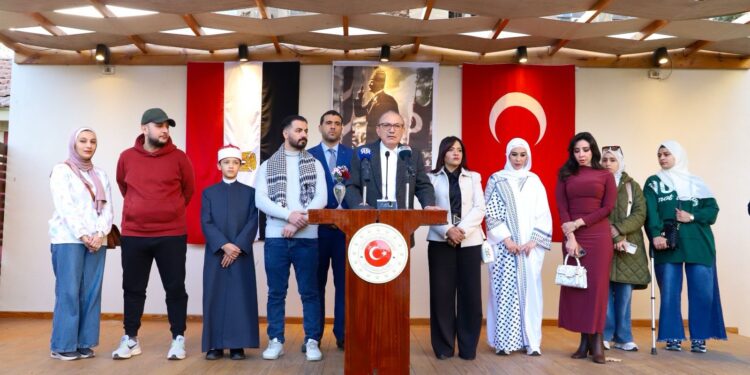 سفارة تركيا بالقاهرة تنظم فعالية لدعم الفلسطينيين في أول أيام العام الجديد
