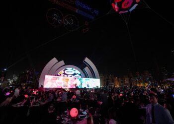 تامر حسني نجم حفل تيك توك للاحتفال بصناع المحتوى والبث المباشر