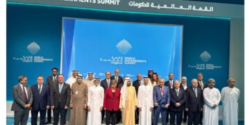 محافظ البنك المركزي يبحث التعاون مع مديرة صندوق النقد  خلال المنتدى العاشر للمالية العامة بالقمة العالمية للحكومات