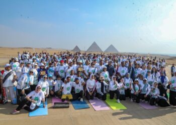سفارة الهند بالقاهرة تحتفل باليوم العالمي لليوجا 2026 عند أهرامات الجيزة