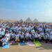 سفارة الهند بالقاهرة تحتفل باليوم العالمي لليوجا 2026 عند أهرامات الجيزة