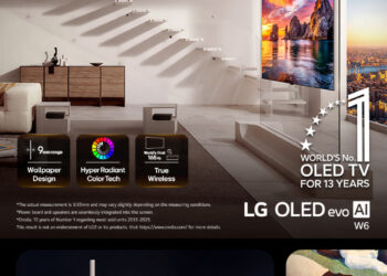 OLED W6 من “إل جي” يصل إلى مصر… شاشة فنية على الحائط وتجربة مشاهدة مدعومة بالذكاء الاصطناعي