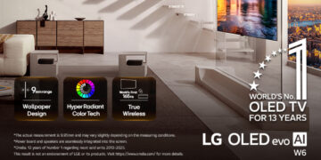 OLED W6 من “إل جي” يصل إلى مصر… شاشة فنية على الحائط وتجربة مشاهدة مدعومة بالذكاء الاصطناعي