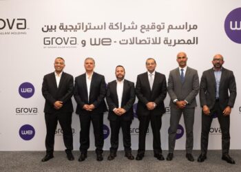  المصرية للاتصالات WE تمد جروفا للتطوير العقاري بحلول البنية التحتية الرقمية