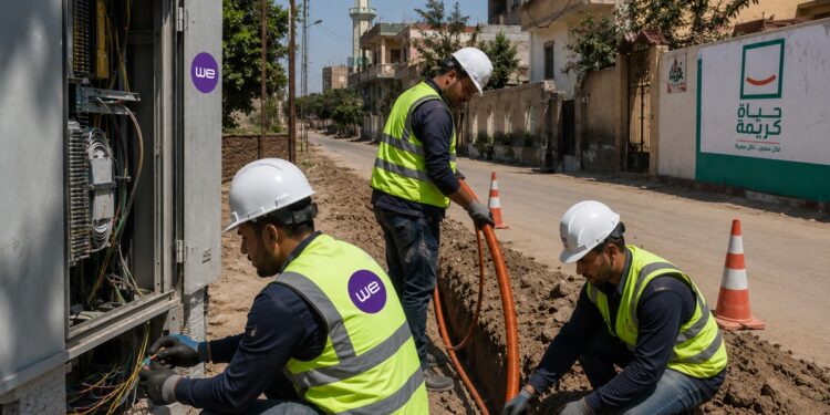 المصرية للاتصالات: توصيل 5 ملايين خط ألياف ضوئية بمبادرة حياة كريمة