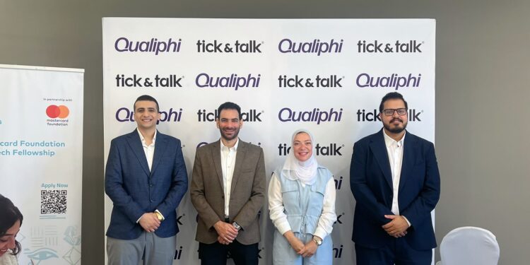 شركة كواليفاي Qualiphi مع Tick & Talk بالجامعة البريطانية لتقديم حلول التقييم وتطوير المهارات